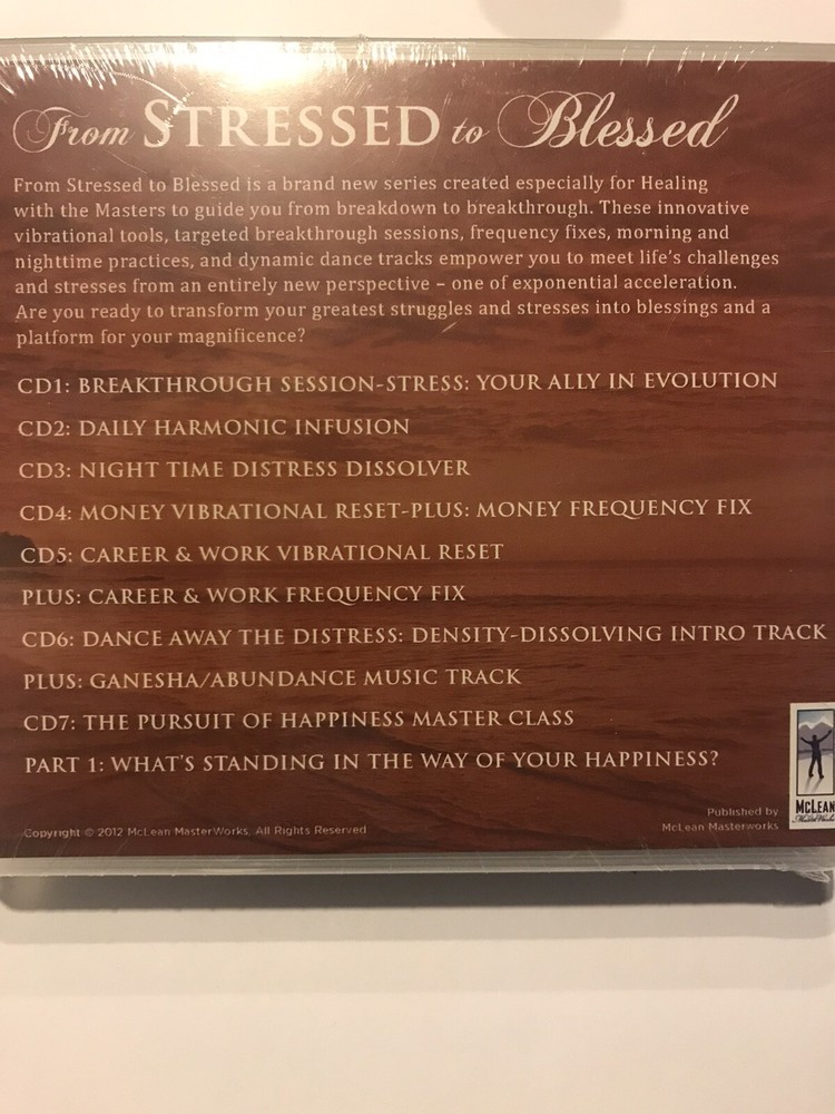 FROM STRESSED TO BLESSED~ 6 CD Set By Panache Desai (2012)