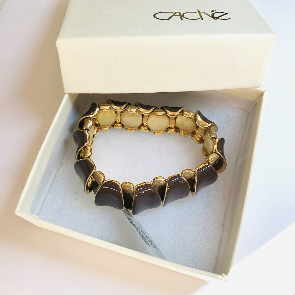 VTG Cache Enamel Stretch Bracelet NWT