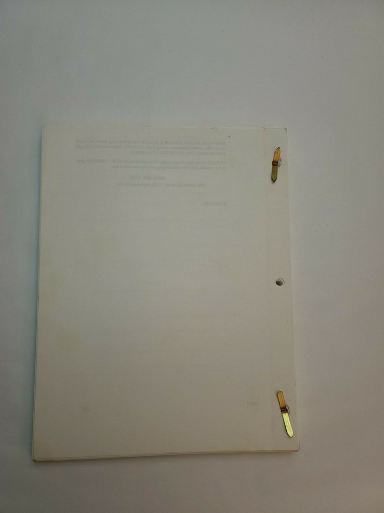 UNCLE JULES / Stephen Davis 1991 Unproduced Movie Script Screenplay