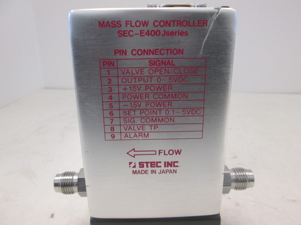 Horiba Stec, SEC-E440J, Mass Flow Controller, N2 10 SLM, Used