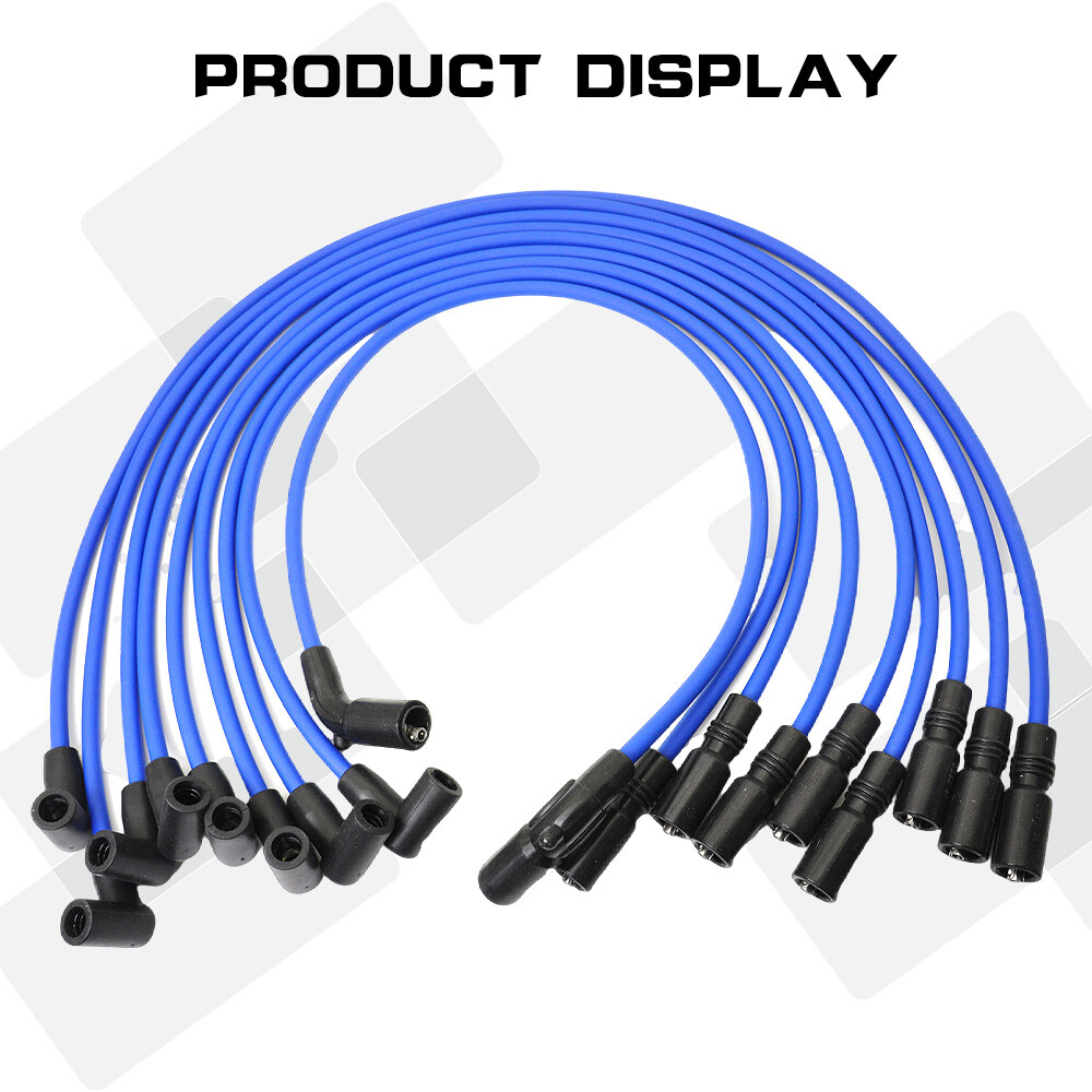 Ignition Coil w/ Module & Spark Plug & Wire Set for Chevy GMC Sierra D577 DR49