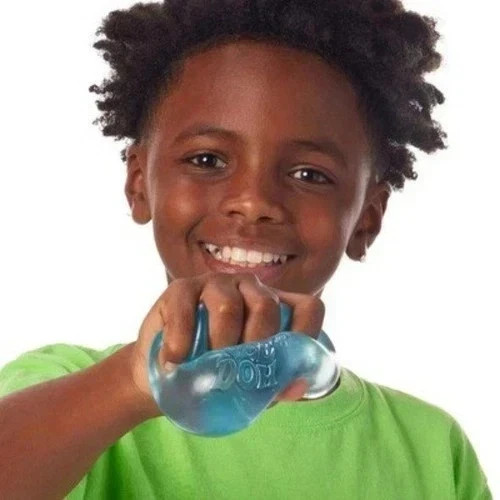 Schylling Nice Cube BLUE Sensory Squeeze Toy with Super Solid Squish