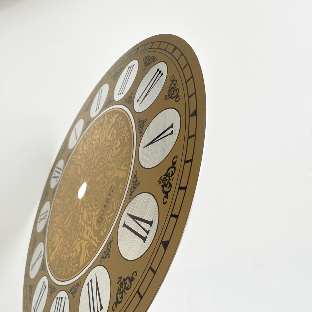 Home Improvement Aluminium Clock Face Stylish Design Advanced Appearance