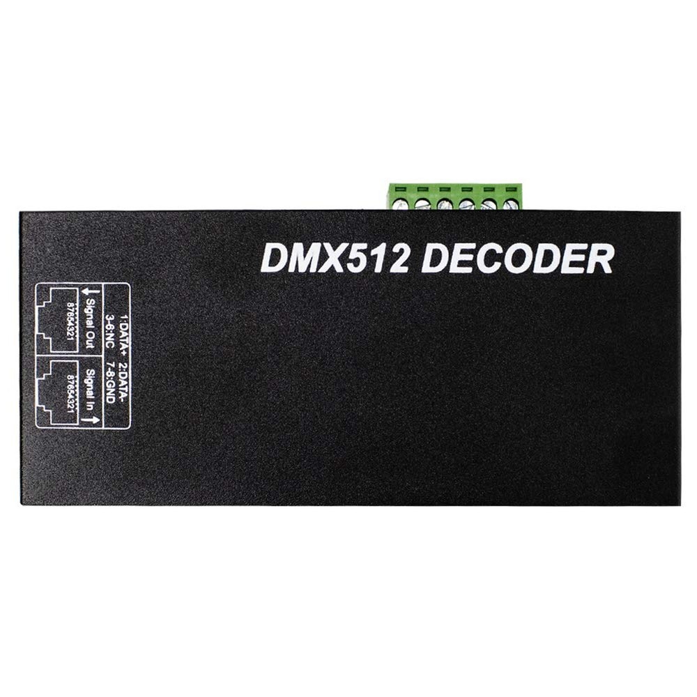 High Power Dmx Led Decoder Controller Led DMX 512 Dimmer Driver DC12V-24V for...