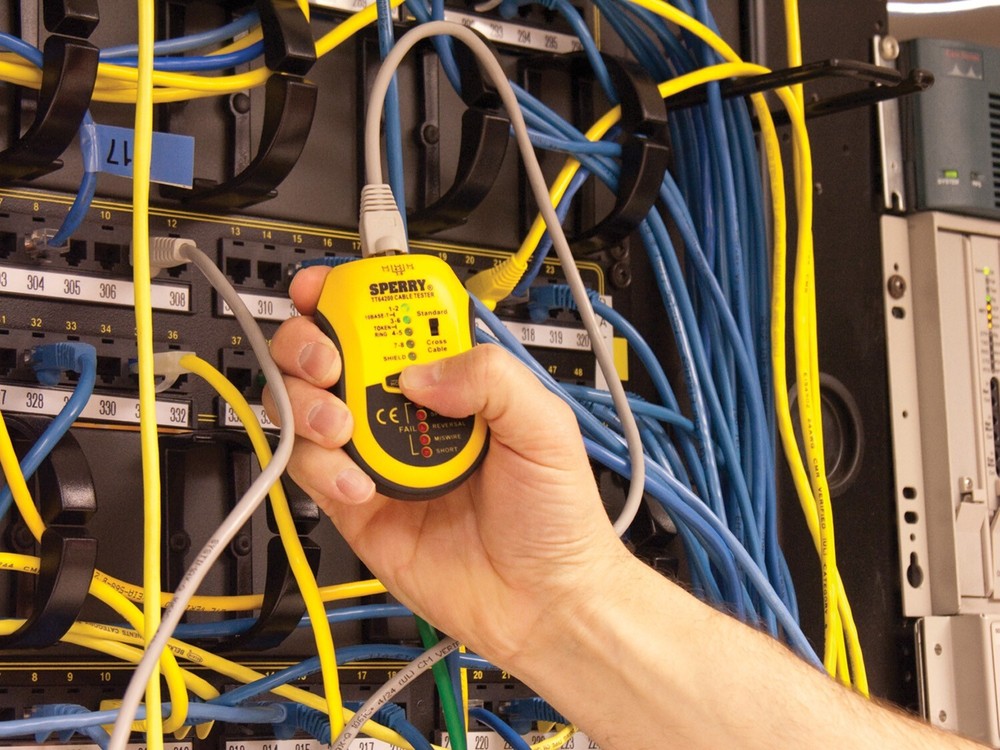 Sperry Instruments TT64200 Cable-Test Twisted Pair Ethernet Network Cable Tester
