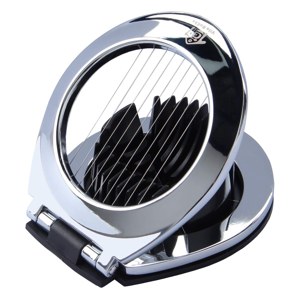 Multi Function Stainless Steel Egg Slicer Hard Boiled Eggs Dishwasher Safe He...