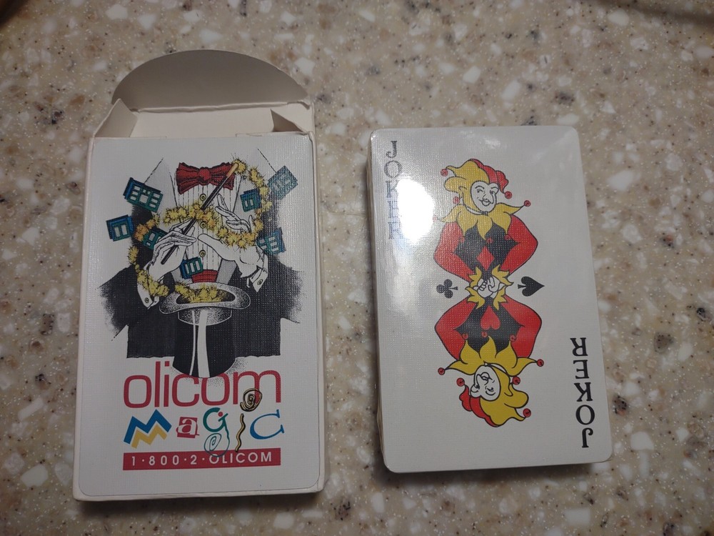 Olicom Magic Computer Networld Dallas 1993 Playing Card Deck