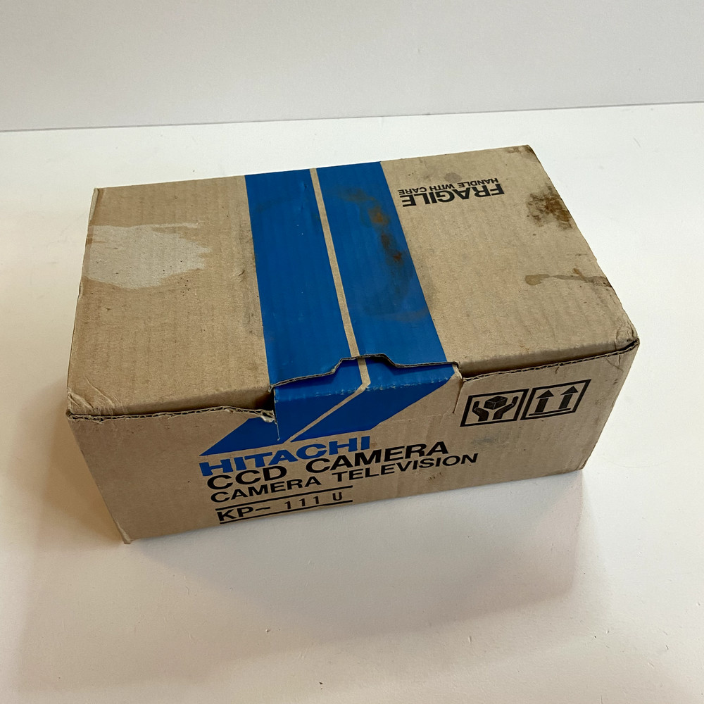 Hitachi CCD Camera Television KP-111U CCTV All Solid State with Manual
