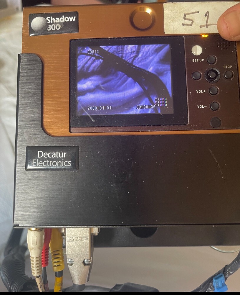 (2) DECATUR ELECTRONICS SHADOW 800 IN CAR VIDEO SYSTEMS 4 Cameras