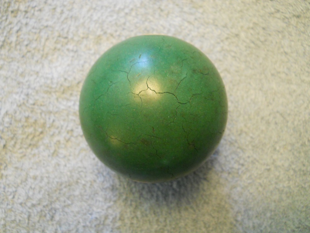 Vintage Clay Billiard Ball - #6