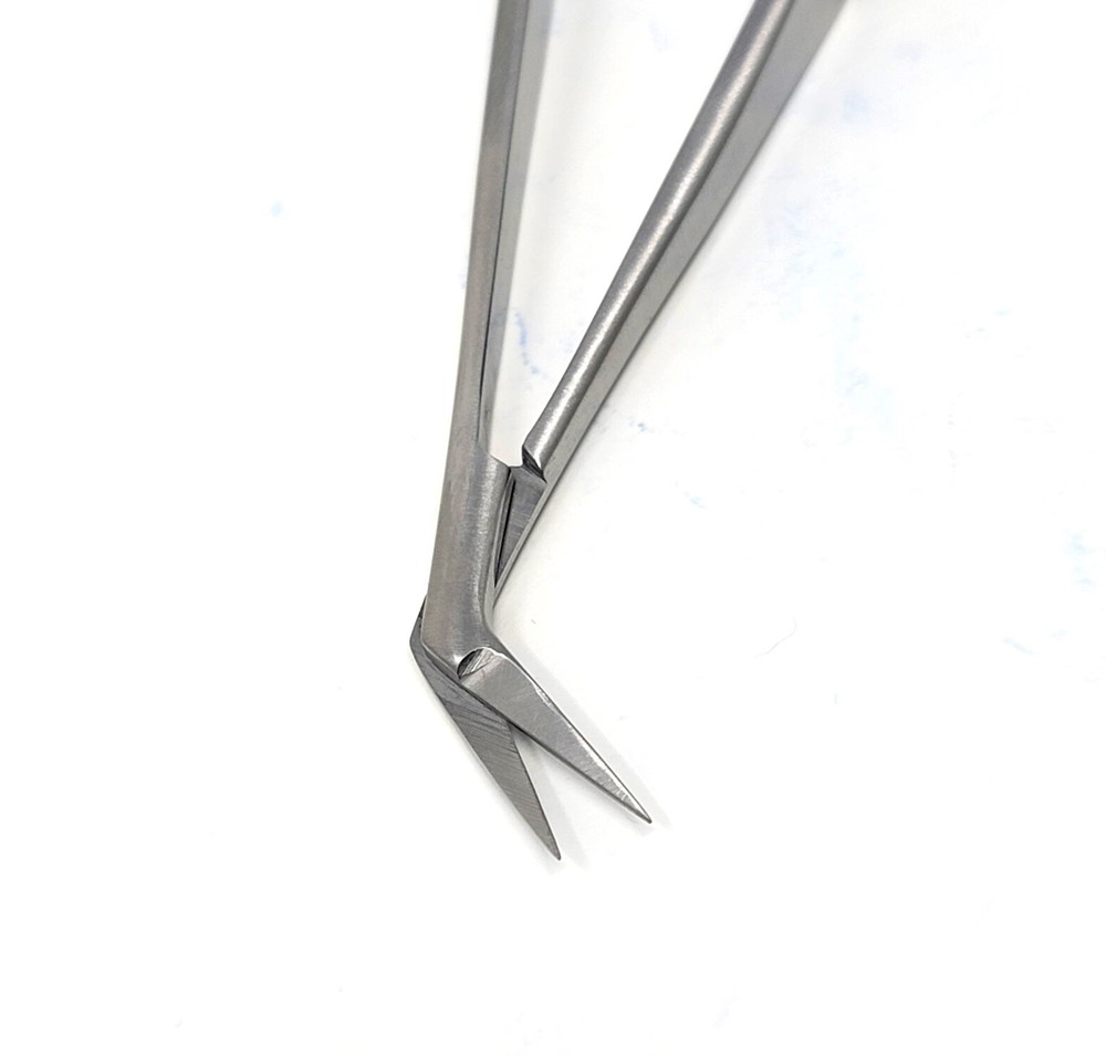 Castroviejo Angled Stitch Scissors Sharp/Sharp 5.5" MicroSurgery Premium Quality