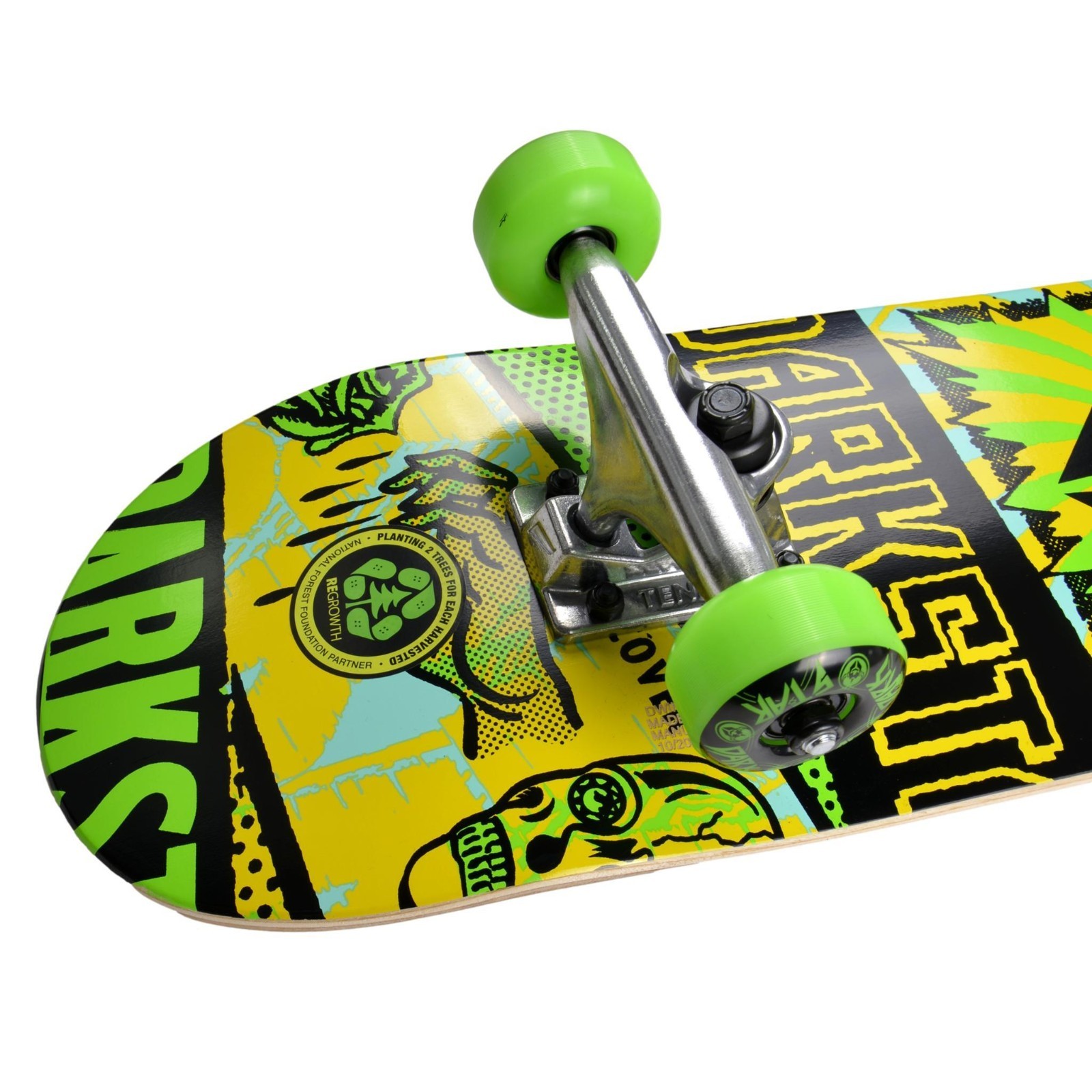 (2-Pack) Darkstar Collapse 7.375" Youth Premium Skateboard + Tensor Trucks