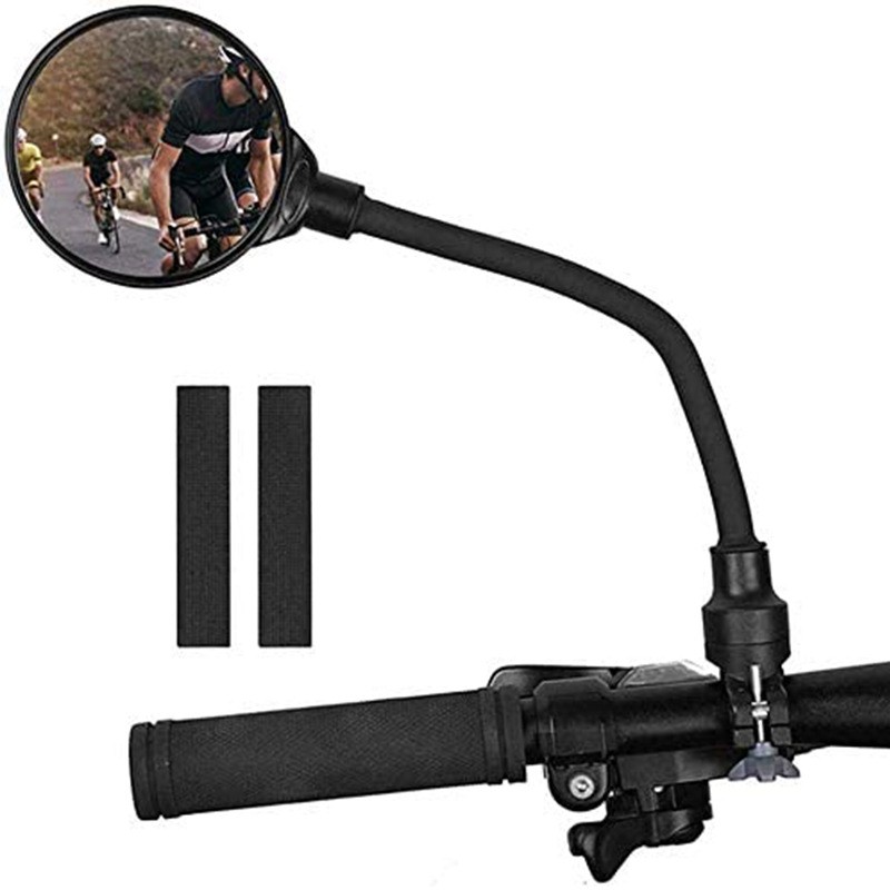 Rearview Mirror for Bikes: Quick-Release, 2-Piece Set
