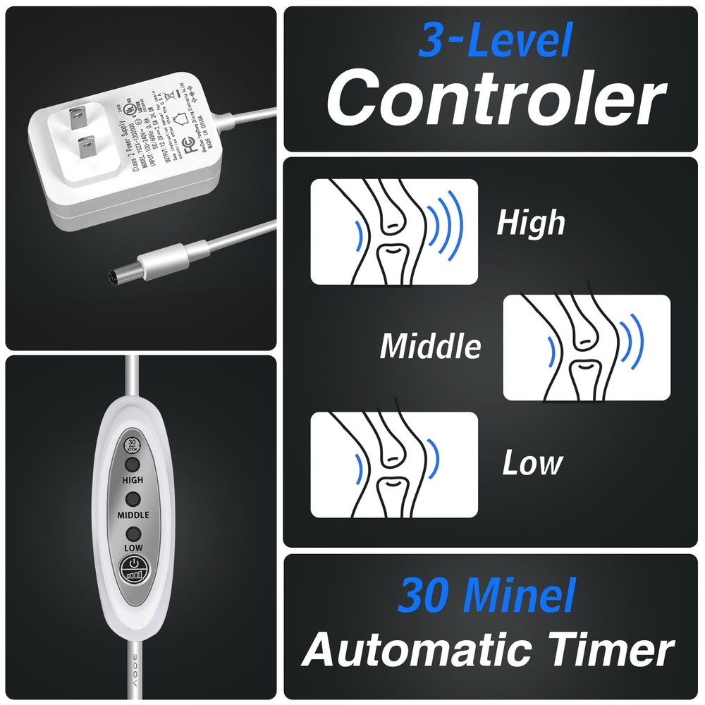 Portable Ice Machine for Knee After Surgery, Cold Therapy Machine with Progra...