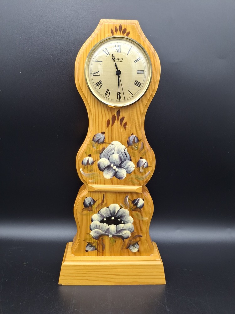 Miniature Swedish Mora Dala floor clock .