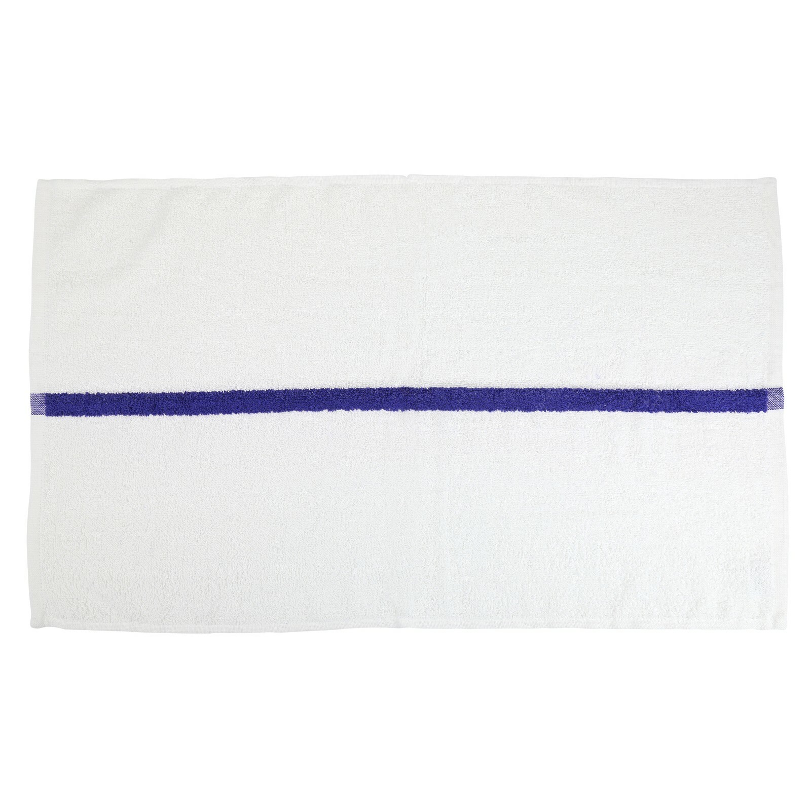 Gym Hand Towels 16x27 - Packs of 12 Absorbent Cotton Striped Workout Spa Towels