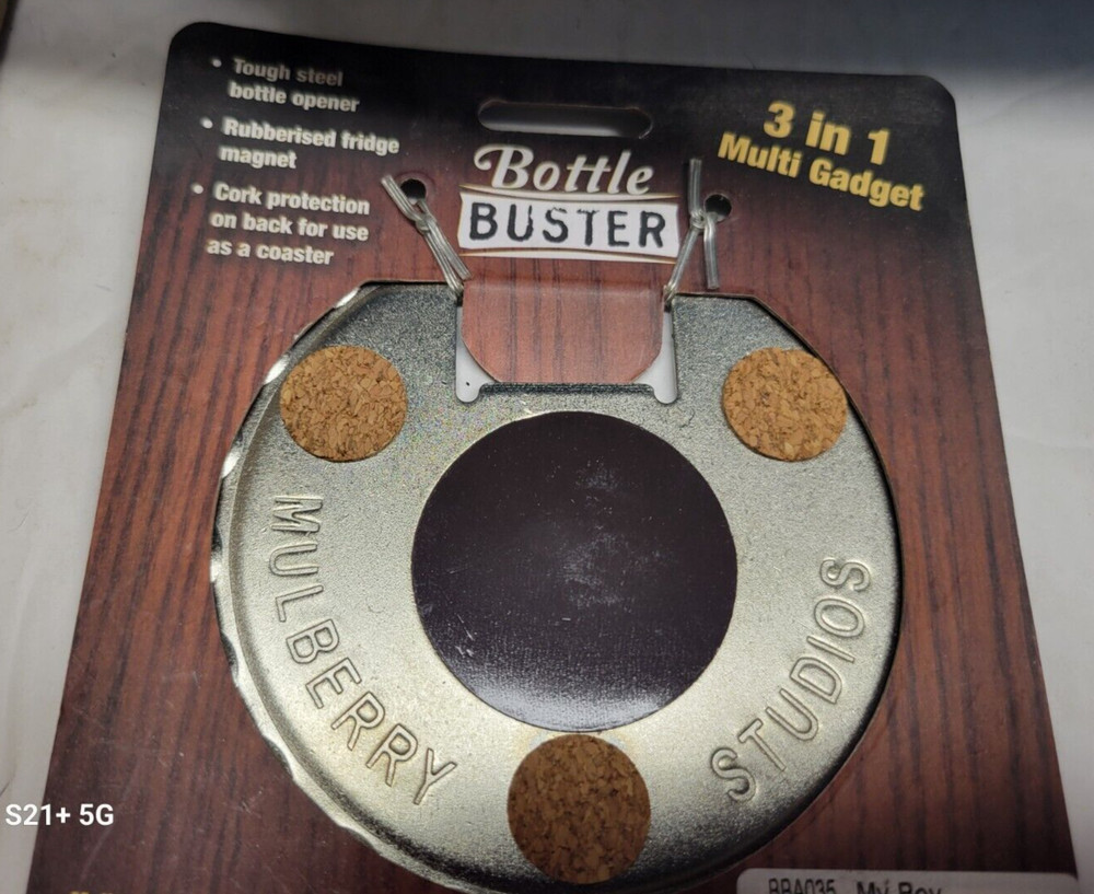 DAVE PERSONALIZED MULTI GADGET BOTTLE OPENER MAGNET COASTER NEW - U