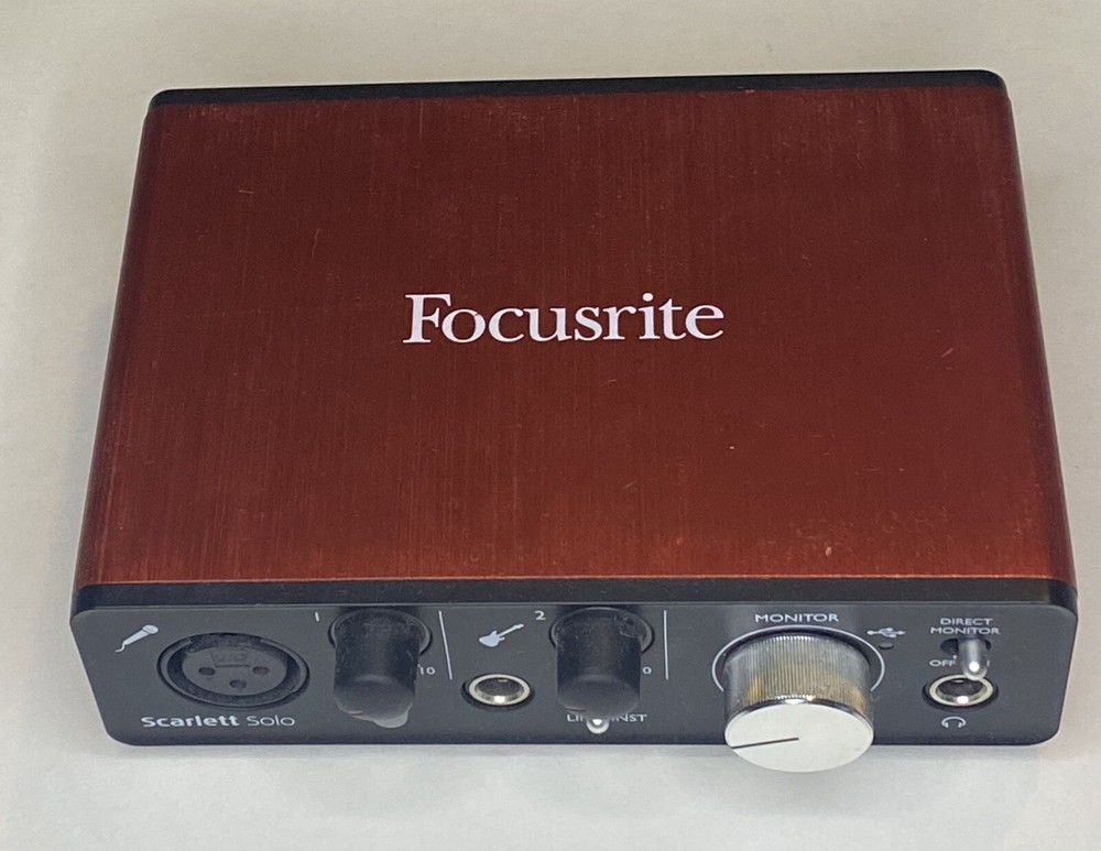 Focusrite Scarlett Solo Studio (2nd Gen) USB Audio Interface-Recording Bundle