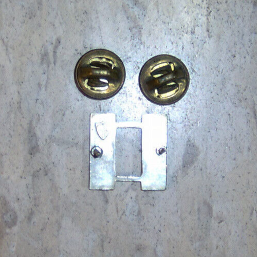 Collar Bar Pin WW2 silver genuine