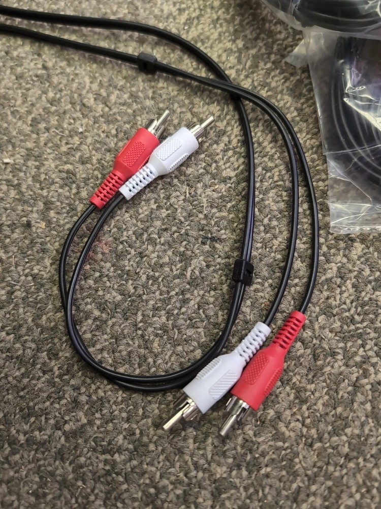 RCA Audio Cable 6.5ft NEW Phono Cable Turntable