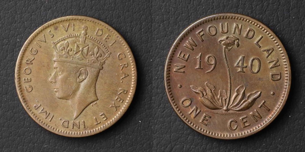 *Newfoundland Canada Coin 1 Cent 1940 [E6286]7x3