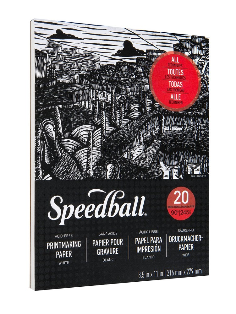 Printmaking Paper Pad 8.5x11 20 Sheets