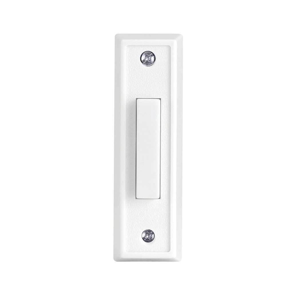 Globe Electric 91008657 Heath Zenith Plastic Wired Lighted Push - White