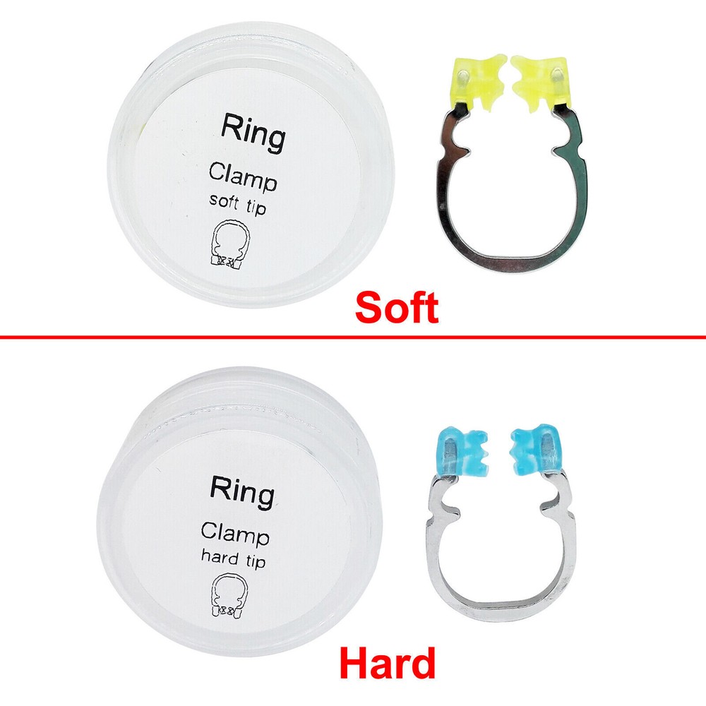 4x Dental Sectional Contoured Matrices Matrix Ring Separator Powerful Soft/Hard