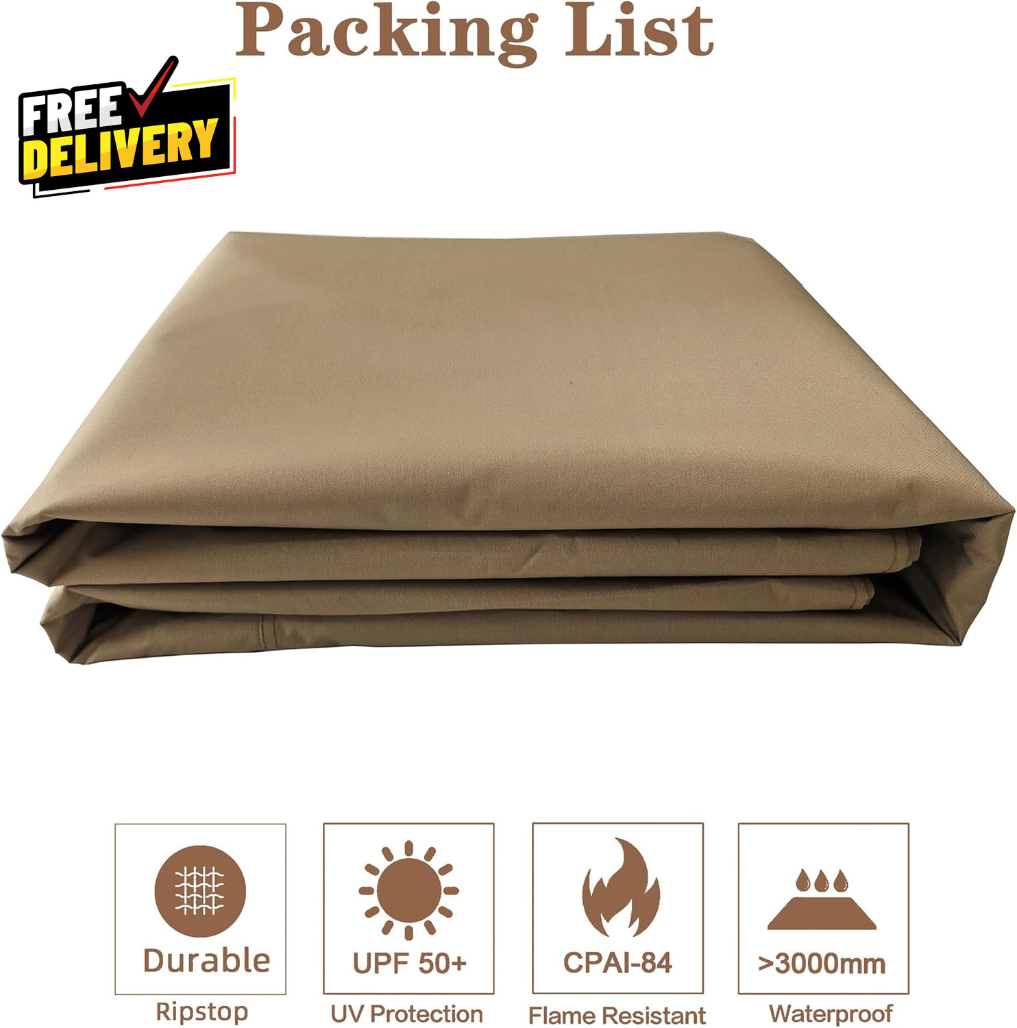 Replacement Canopy Grill BBQ Gazebo Roof Top for Gazebo Model L-GZ238PST-11 Only