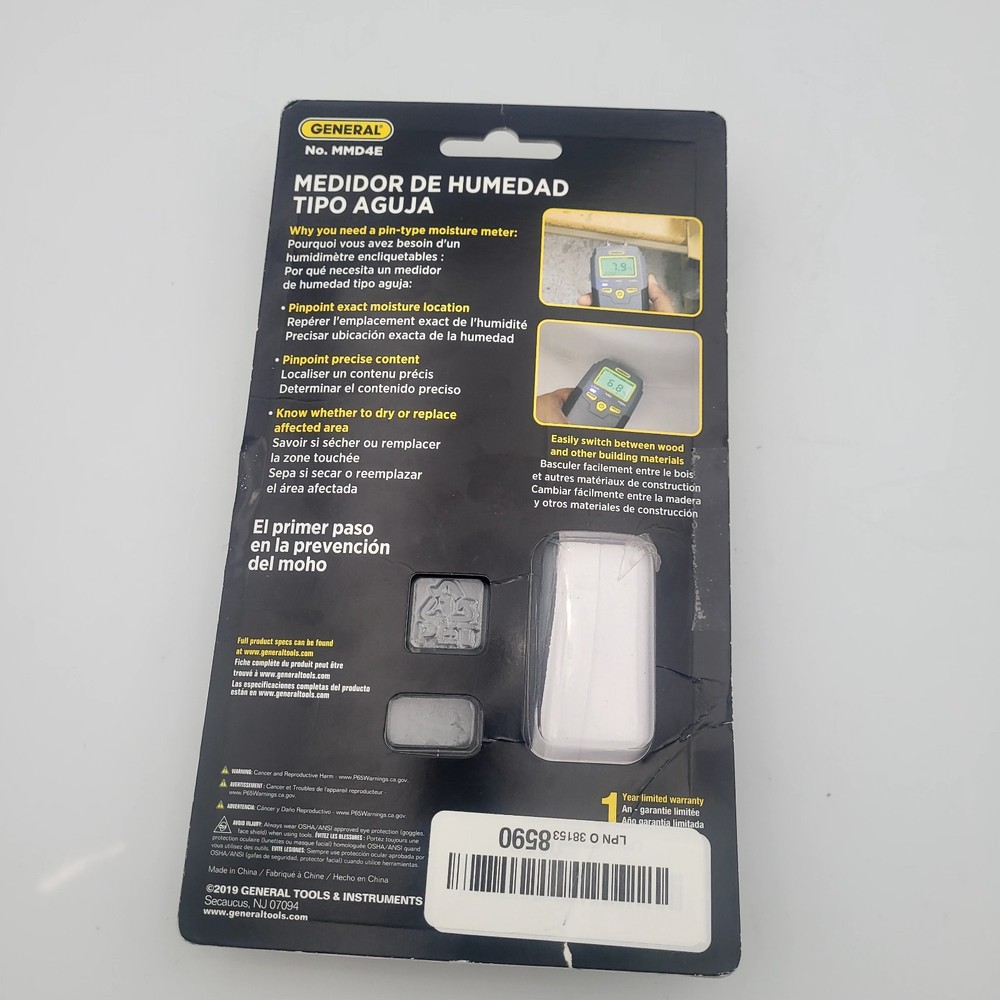 General MMD4E Digital Moisture Meter