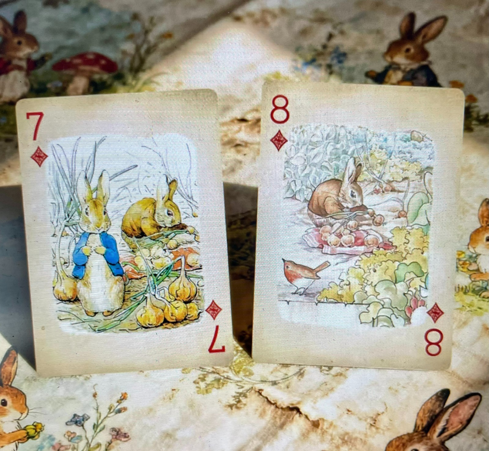 Easter Peter Rabbit Poker Poker Playing Deck of Cards X 2 Styles