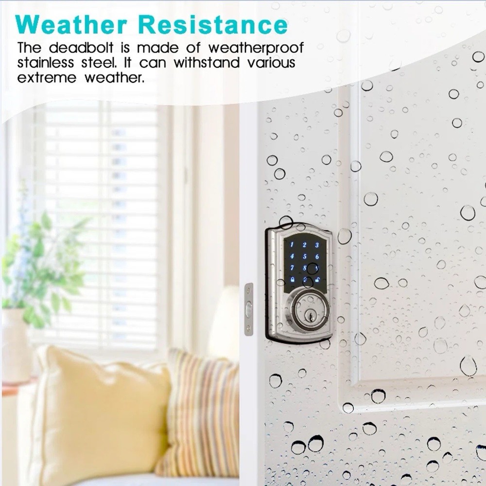 🔥 NewGen Electronic Home Front Door Lock Keyless Entry Touchscreen Auto-Lock