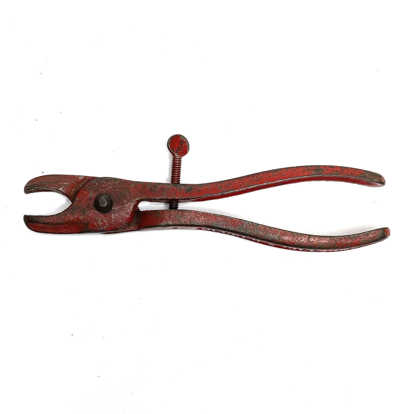 Vintage Decker’s Hill Hog Ring Ringer Pliers Red