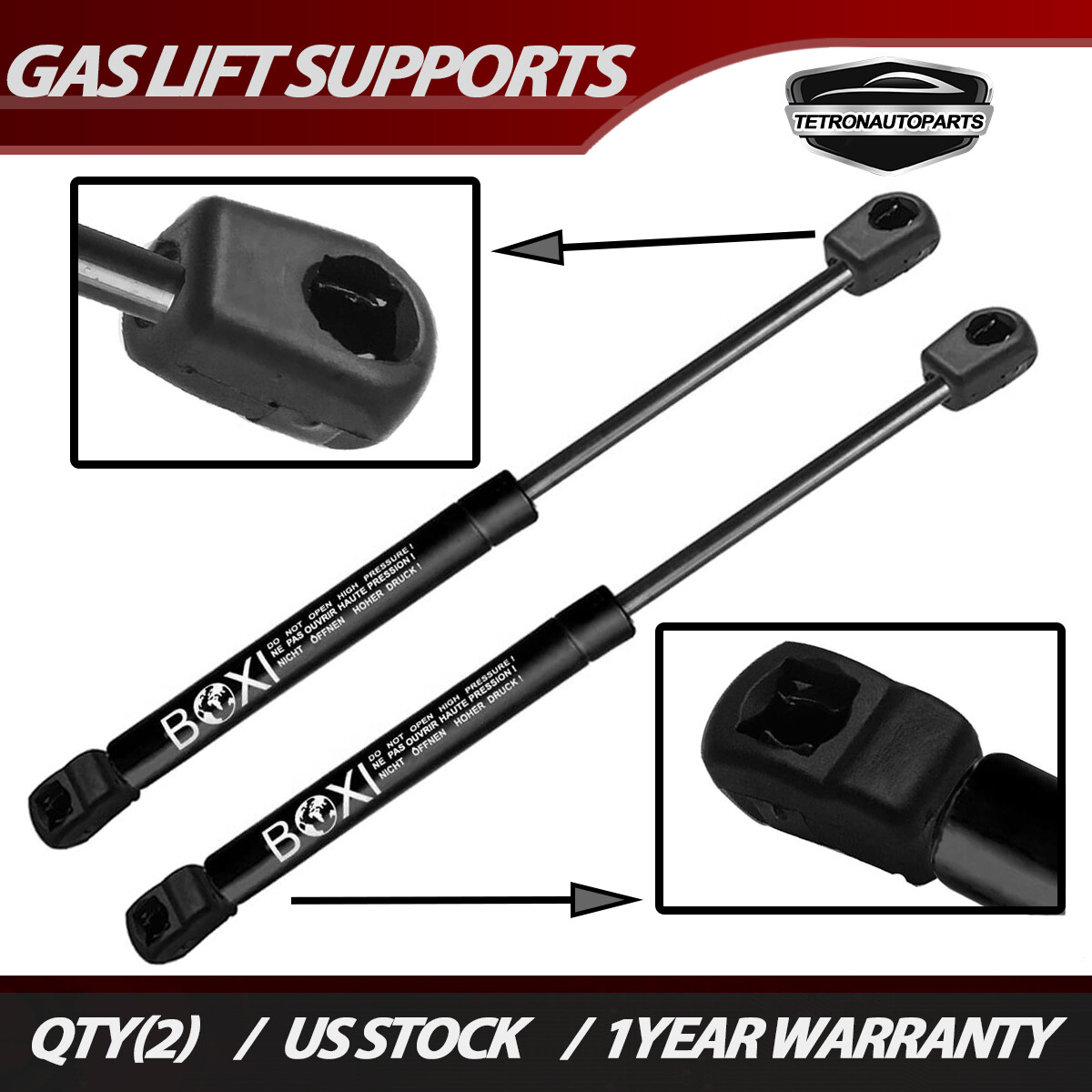 2Pcs Rear Liftgate Hatch Lift Supports Struts Shocks Fits Ford Edge 2007-2014