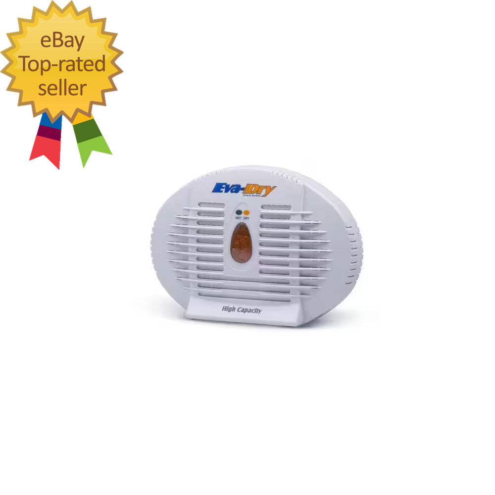 High Capacity 6 - 8 Oz. Mini-Dehumidifier in White