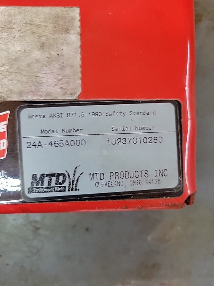 Mtd Chipper Shredder Frame Assembly 681-0184, 681-0510