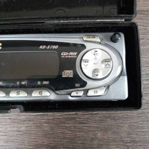 JVC KD-S790 CD Receiver Faceplate ONLY w/ case