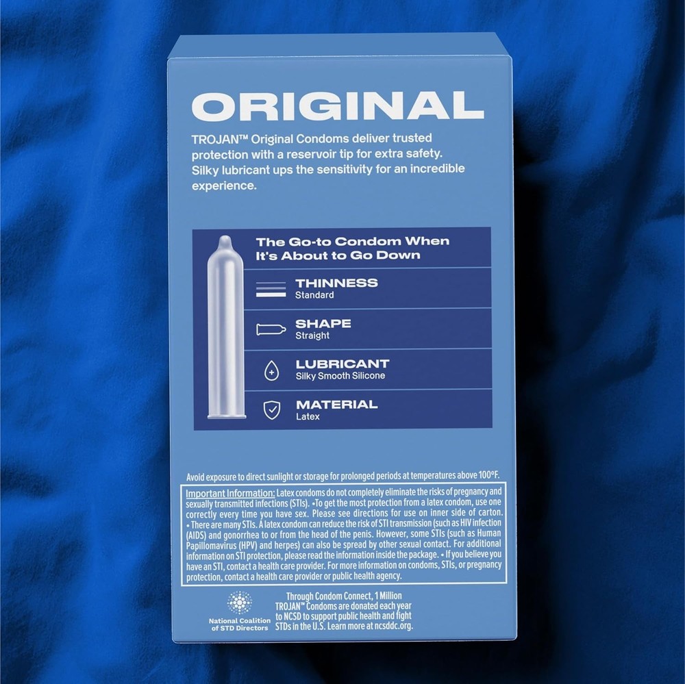 Trojan ENZ Classic Latex Condoms, 36 Count Value Pack - Explore with Confidence