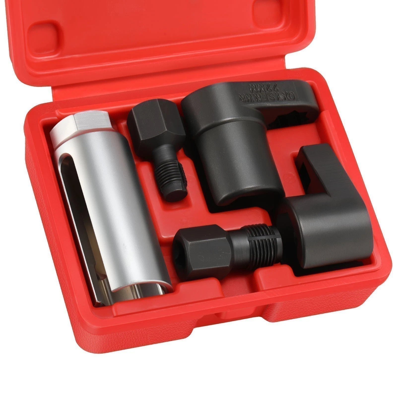 O2 Oxygen Sensor Socket Thread Chaser Set 5PCS O2 Sensor Wrench Removal Tool Kit