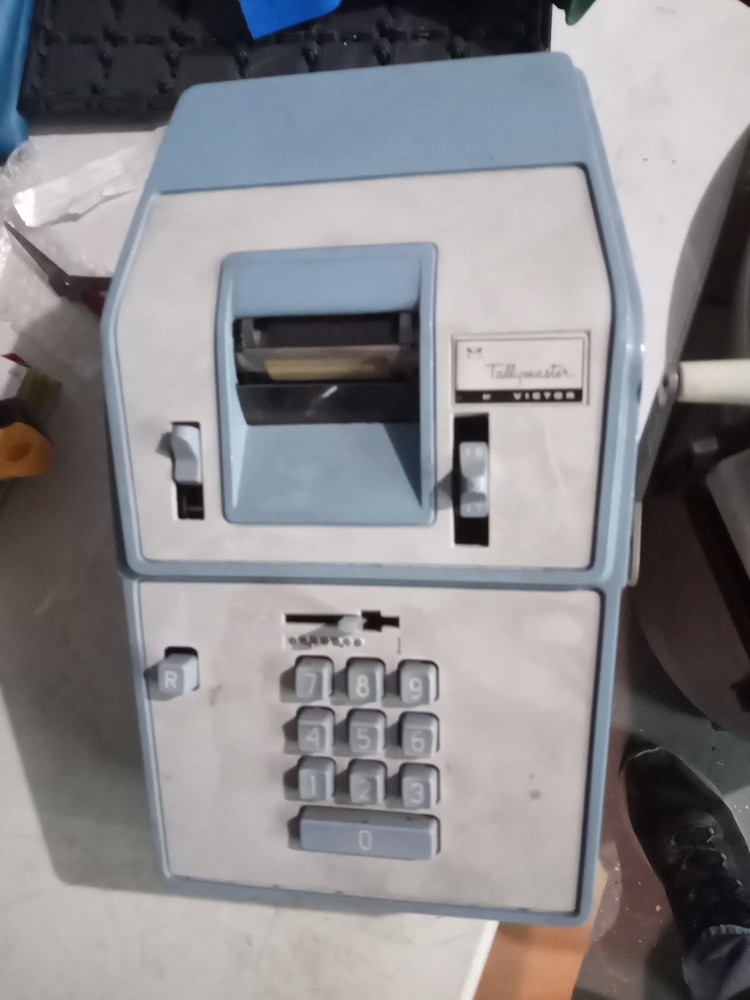 TALLYMASTER BY VICTOR MODEL  37 57 50 ADDING MACHINE Untested No Cord Fast Ship