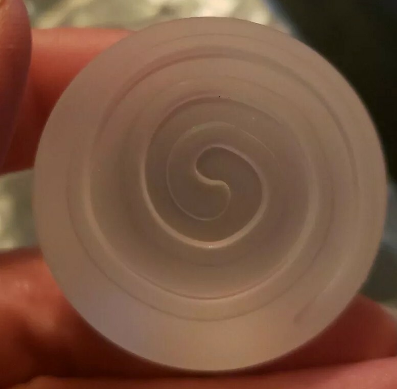 6 @ frosted spiral Clear Drawer Pulls Facet Cabinet Knobs 1 1/4 "