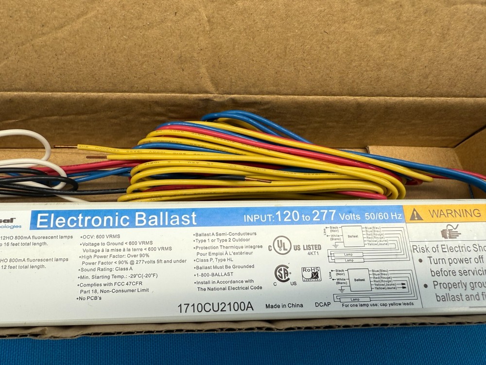 Universal Lighting Technologies ESR416-12 120-277VAC Electronic Ballast