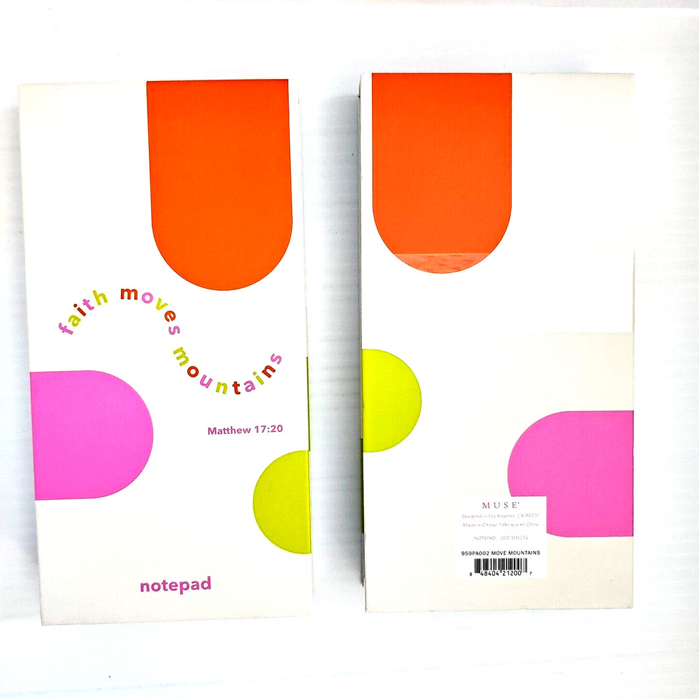 Matthew 17:20 Muse Hardbound 4"x8" Hardbound 200-Page Notepad