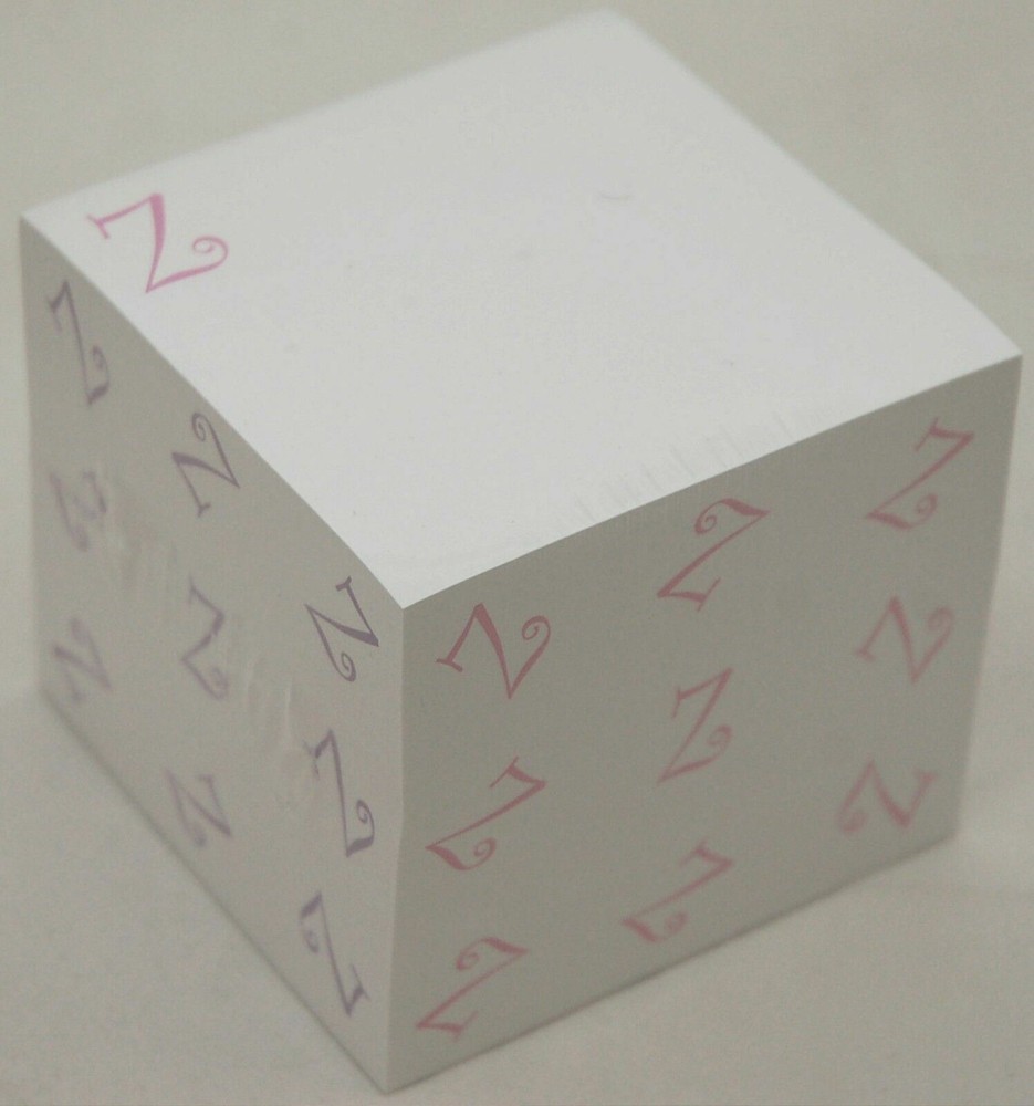 2400 Post-It SHEETS Notepad The Letter Z White Sticky Notes 3" Square Office NEW