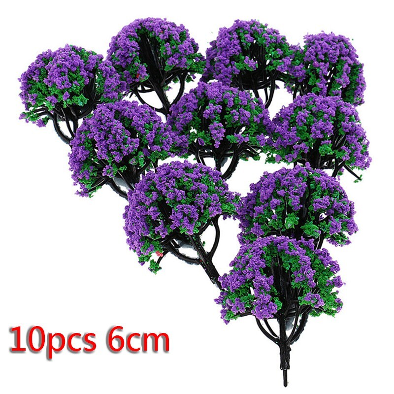 10Pcs 1/150 Scale Artificial Model Trees Train Forest Diorama Scenery Layout New