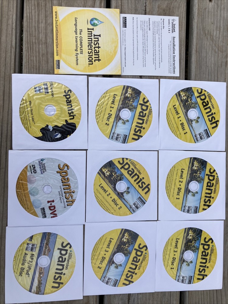 Instant Immersion Spanish Language Learning Program. Topics Level 1, 2 & 3