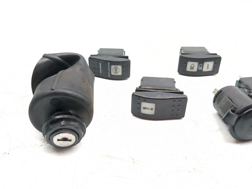 17-21 Can Am Defender XT HD8 Front Ignition Switch W/ Key & Accessory Switch Set