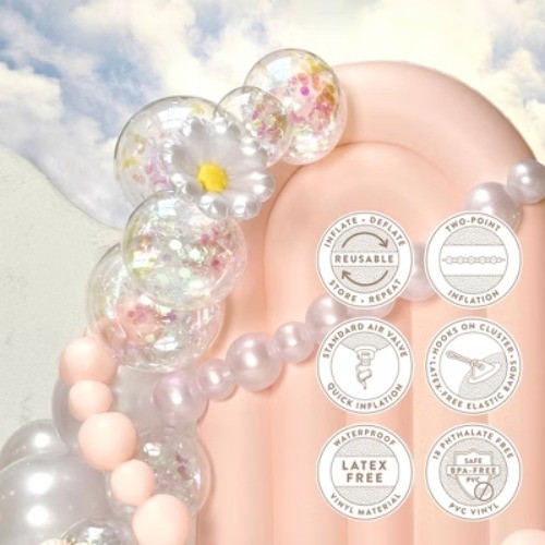 Minnidip Balloon Garland 10-cluster Strand