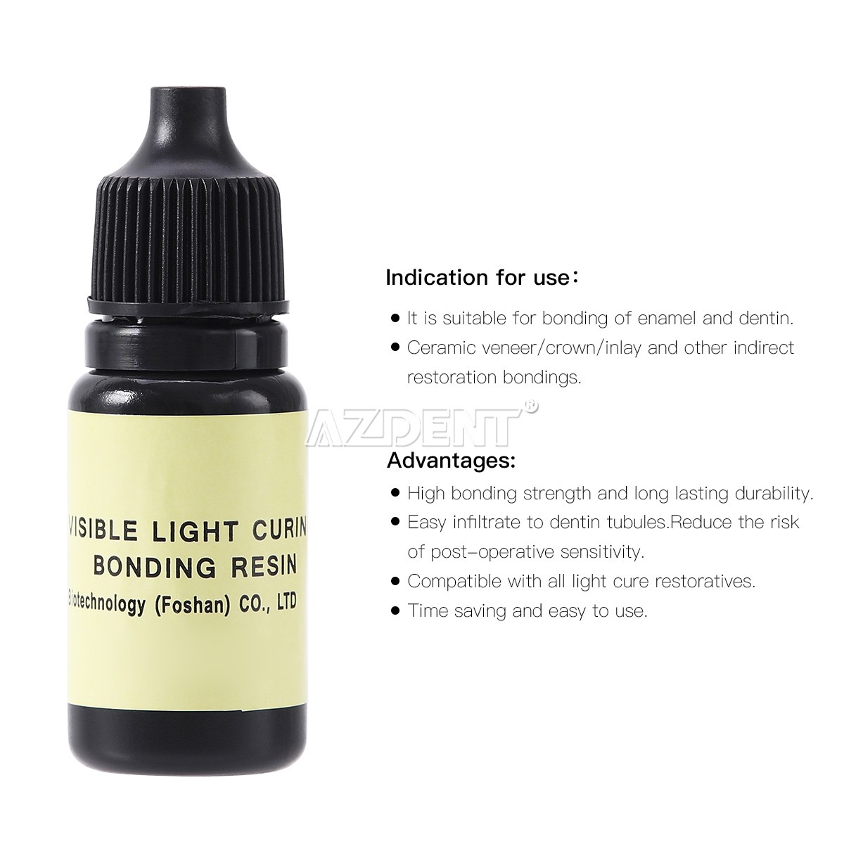 Dental Light Cure One Step Dentin Enamel Resin Bonding Adhesive Bonding Agent US