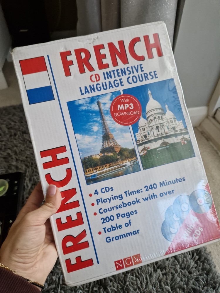 French Intensive Language Course - 4 CDs & Course Book Education